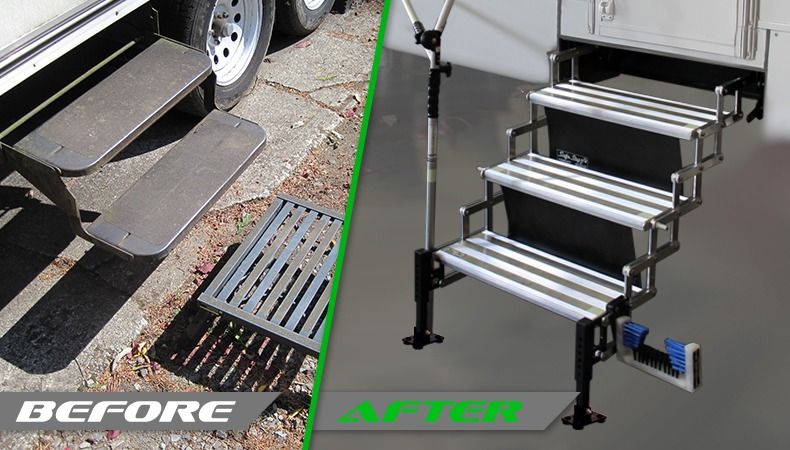 RV Step Covers Add Style and Safety
