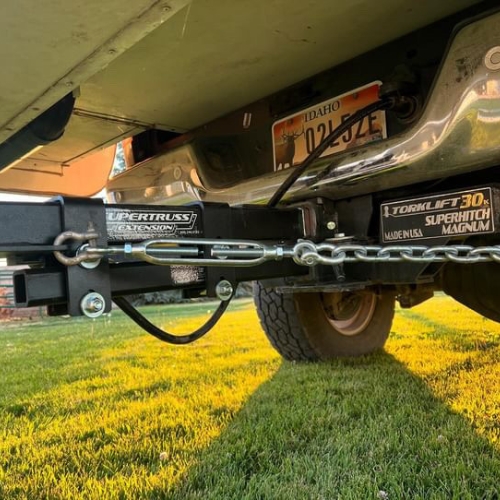 SuperHitch Magnum rated at 3,000 pounds tongue weight