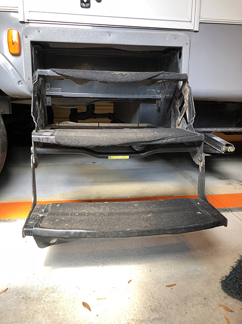 How to adjust a Torklift GlowStep Revolution RV step - so easy