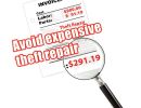 Avoid expensive theft repair