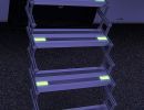 Self illuminating steps - No batteries.