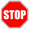 stop sign for GSR