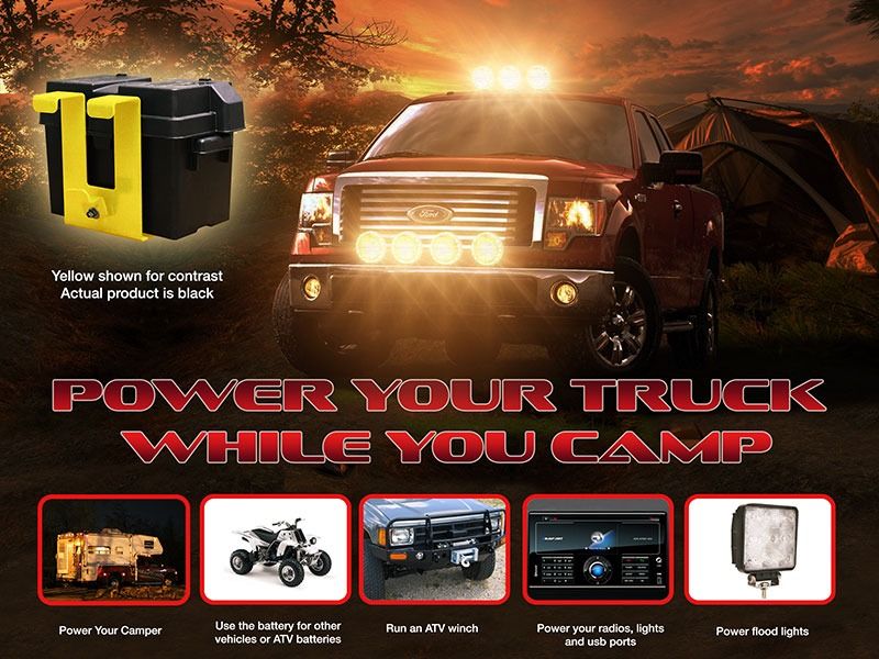Power your truck while you camp