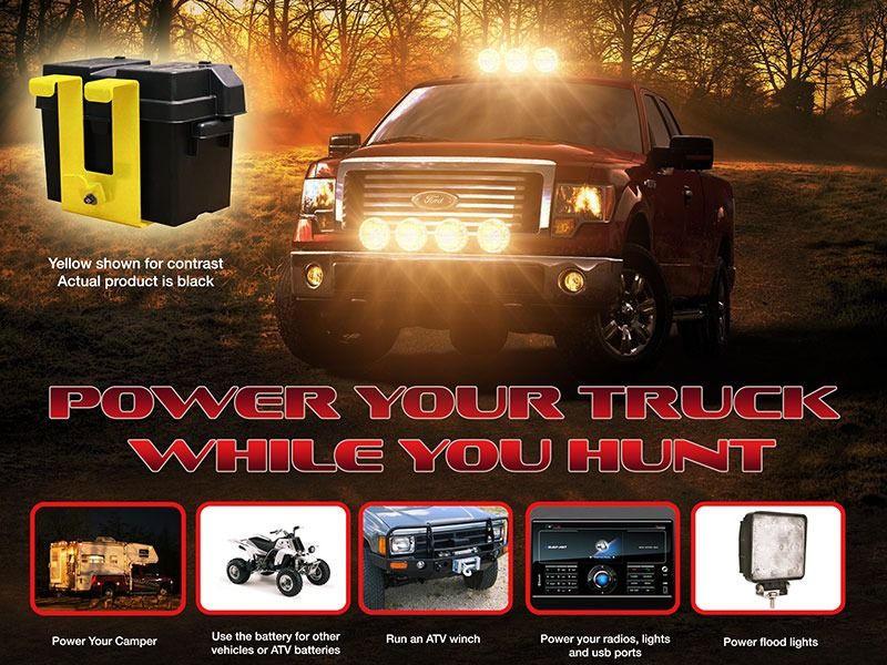 Power your truck while you hunt