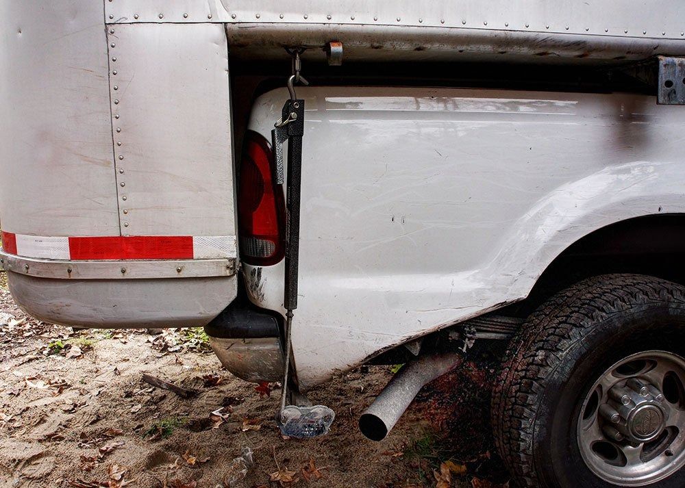 Doy's Talons were only dinged with the tire blowout and held strong