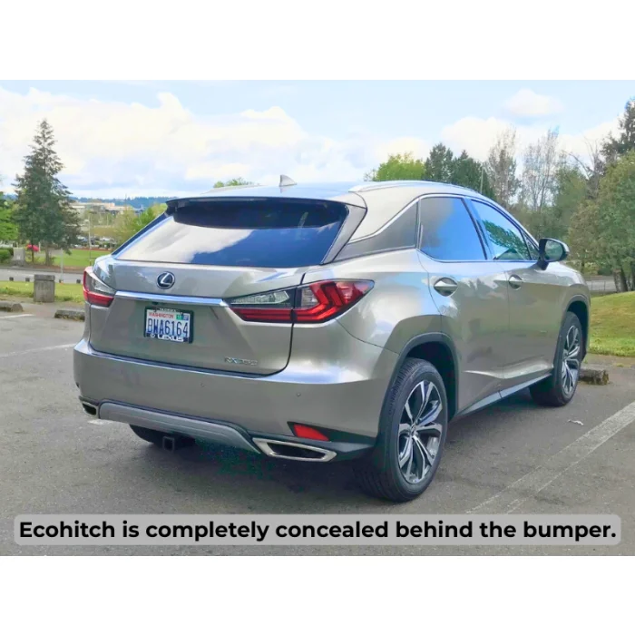 LEXUS RX TIGHT HITCH ヒッチ スチール クローム仕上げ Lexus RX350 — 2020 - 2022 — Stainless Steel EcoHitch® Trailer Hitch