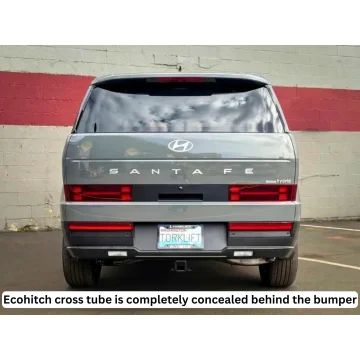 Available Now! Hyundai Santa Fe Hybrid – 2021 – 2026 - Stainless Steel EcoHitch® Trailer Hitch