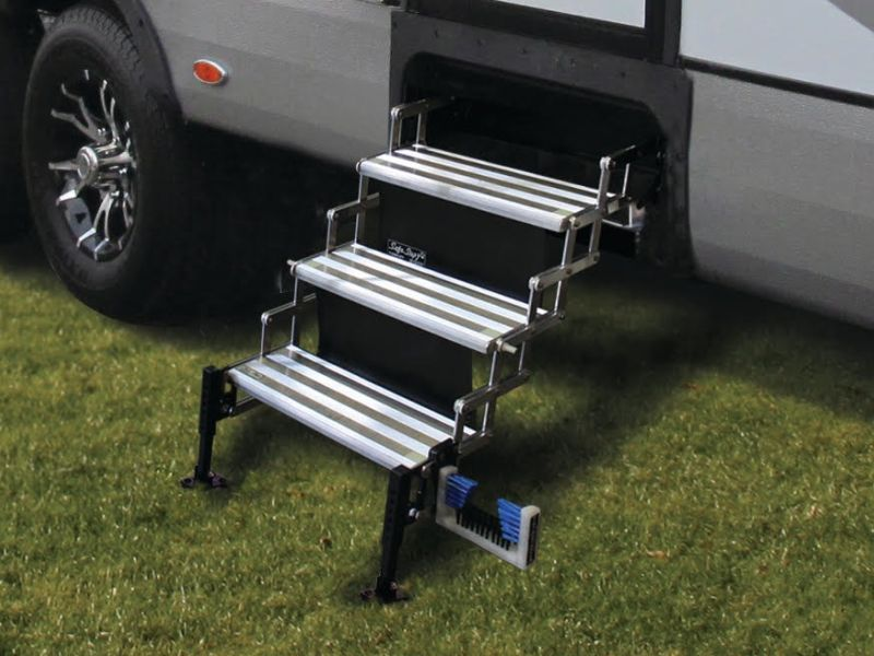 Doorway-Mounted vs. Step-Well RV Steps: Which Setup Is Right for Your Trailer?